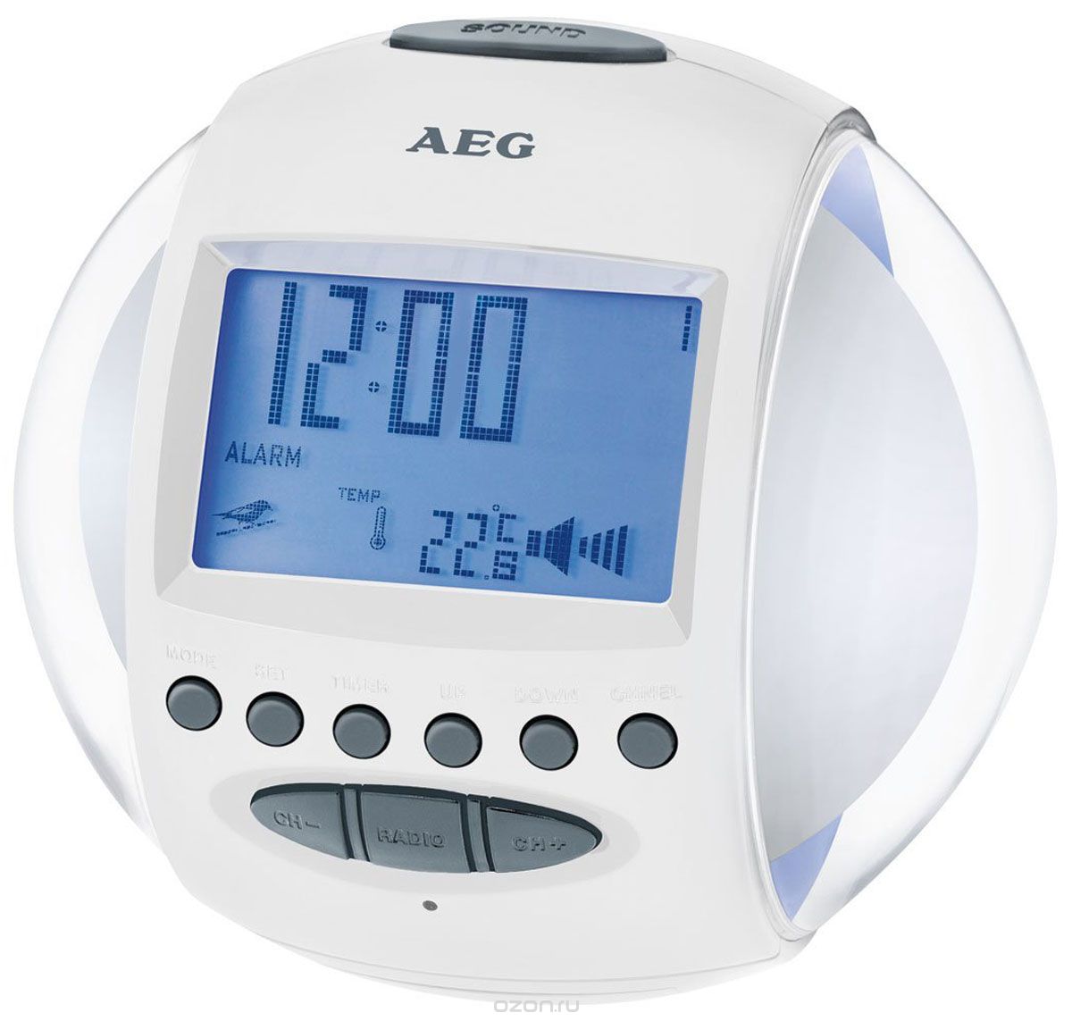AEG MRC 4117, White радиочасы