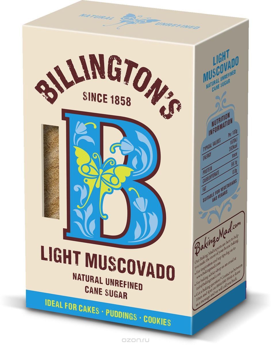 Billington's Light Muscovado  , 500 