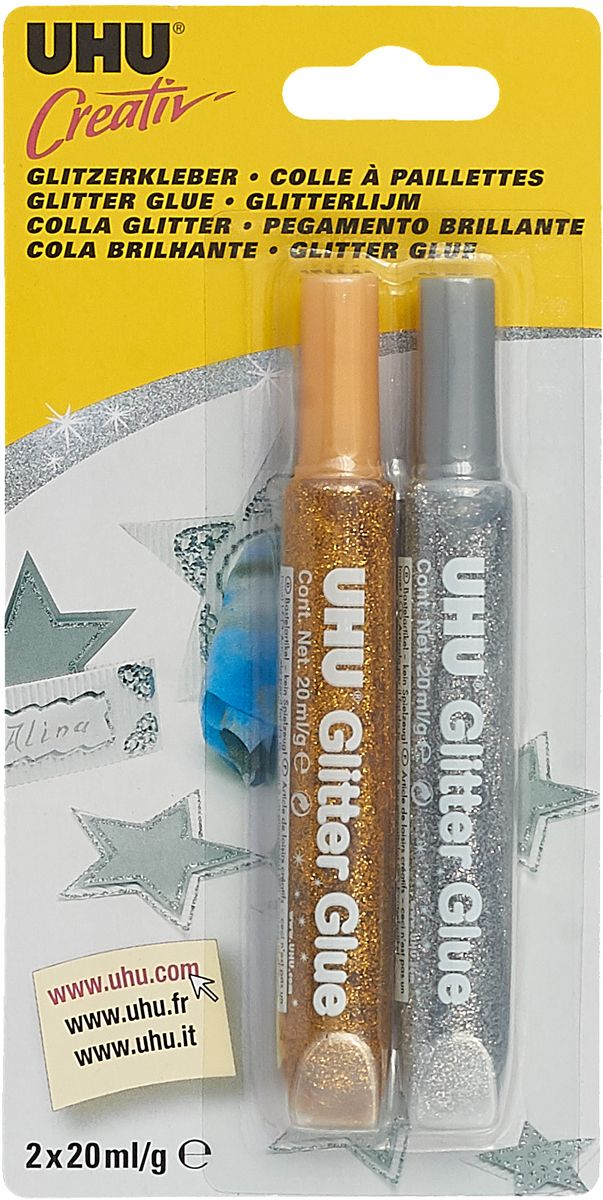 UHU   Glitter Glue 2  20 