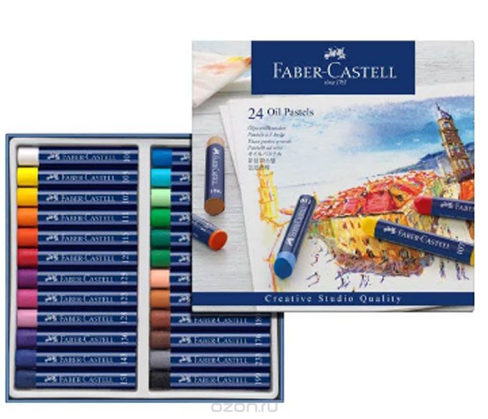 Faber-Castell   Studio Quality Oil Pastels 24 