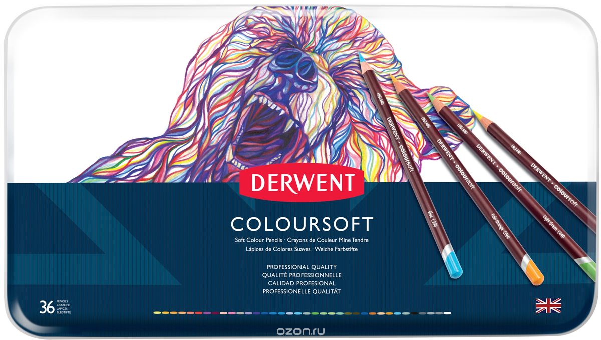 Derwent    Coloursoft 36 